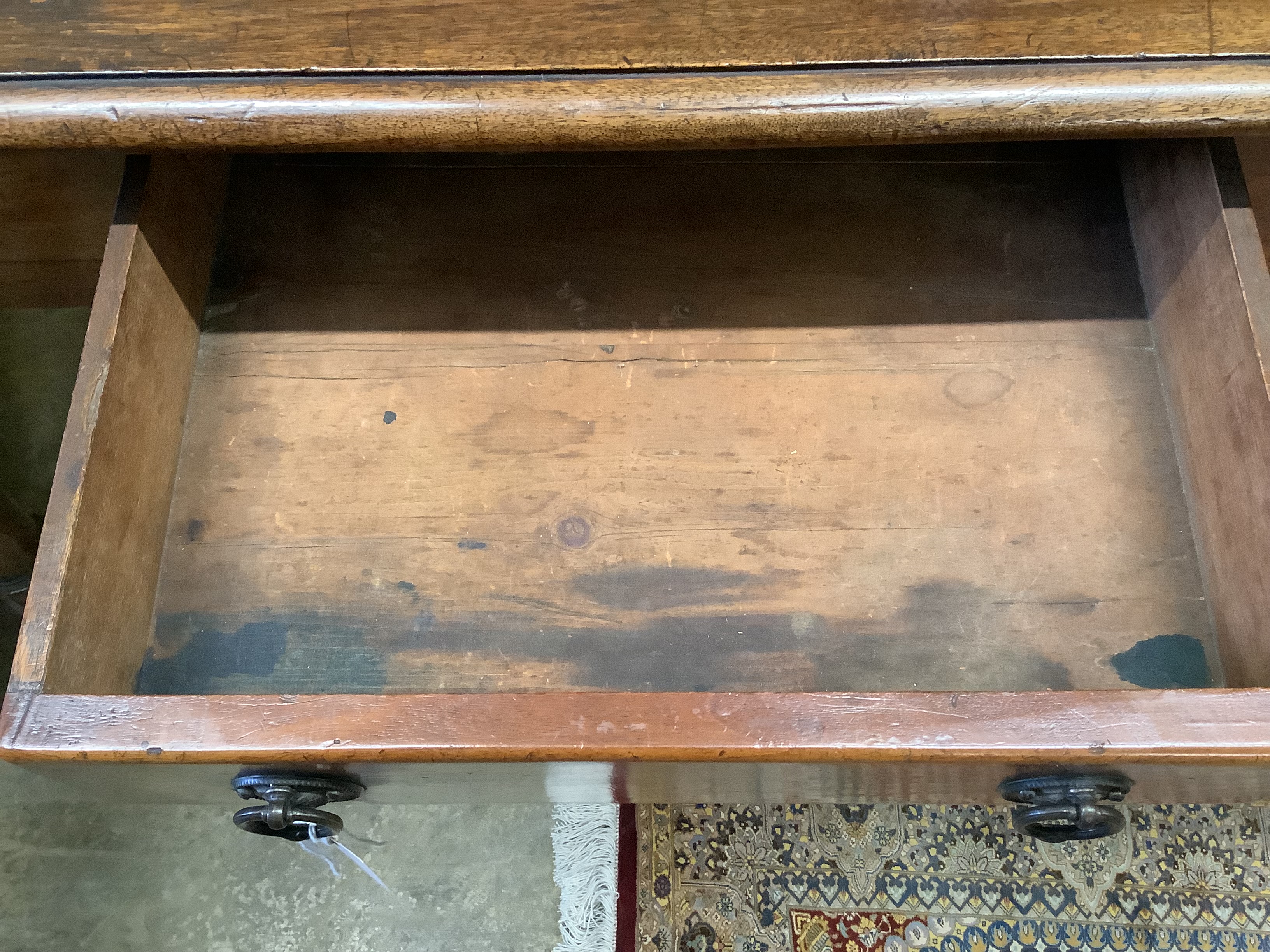 A Victorian mahogany writing table